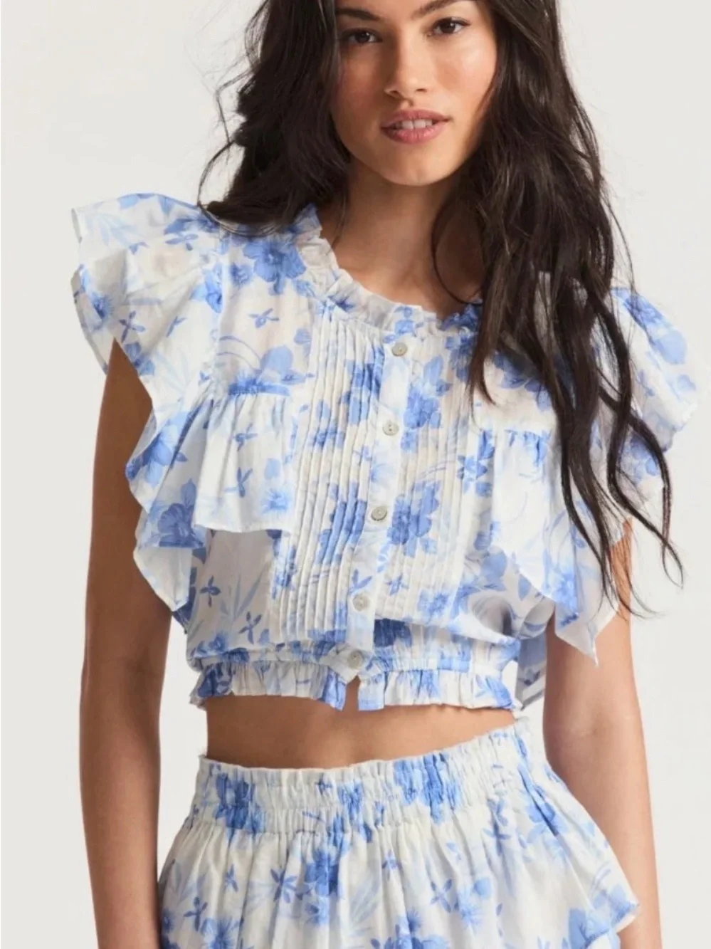 LoveShackFancy Girls Matching Set Top Skirt Size 12 Like New